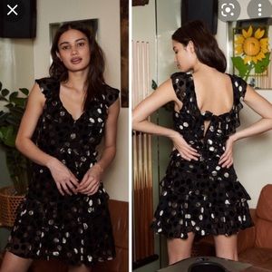 SAYLOR Polka Dot Dress - Size Small